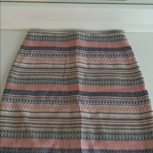 Loft Patterned Skirt